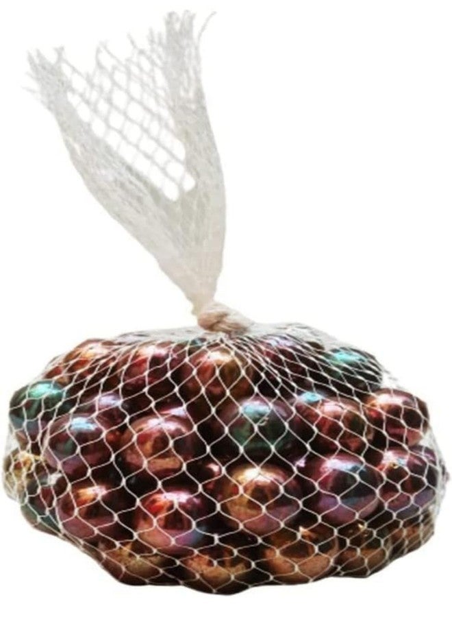 FULLFILLS kanche goli (Glass Balls) Dark Golden Colour with Brightness (Pack of 100 PCS) - Image 1